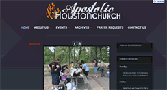 Desktop Screenshot of houstonapostolic.org